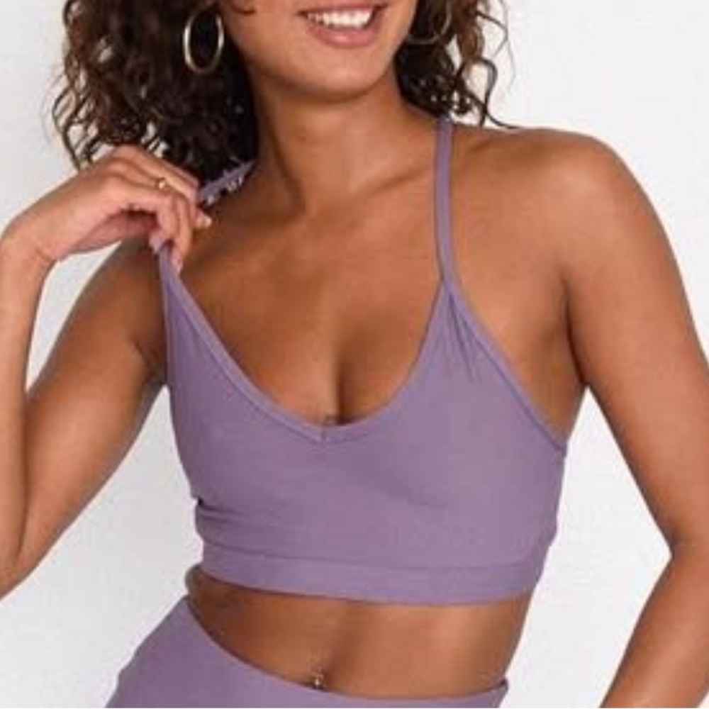 Skatie Zero Sports Bra Purple Size XS